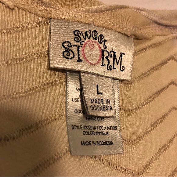 Sweet Storm party dress. Ivory/Black - size L - Picture 5 of 9